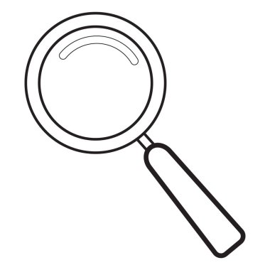 Büyüteç Simgesi Ara. Büyüteç simgesi. İnsanların çalışması için sembol konseptini büyüt.