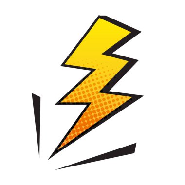 Çizgi roman etkisi. Pop sanat tarzıyla komik efekt şekli