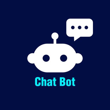 Sanal Yardımcı Arayüz için Chatbot Logosu