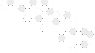 Altıgen desenli soyut tıbbi geçmiş. Geometrik şekil teknolojisi dijital hi tech. Tıp, teknoloji veya bilim tasarımı için yaratıcı bir fikir