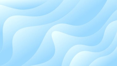 Mavi soyut dalga arkaplanı. Soyut mavi ve beyaz dalga modern yumuşak lüks doku pürüzsüz ve temiz vektör arka plan