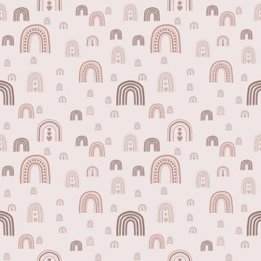 Dekoratif süslemeli kusursuz desen. vektör illüstrasyonu.