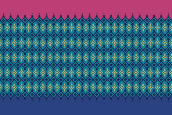 Farbe Nahtlose Florale Vektor Ster Muster Illustration — Stockfoto