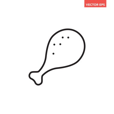 Siyah tek karides çizgisi simgesi, basit deniz ürünleri tasarımı düz tasarım pictogram, uygulama logosu web sitesi düğmesi ui ux arayüzü elementleri için infografik vektör beyaz arkaplan üzerinde izole