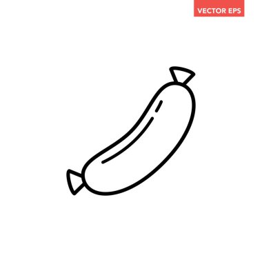 Sosisin vektör simgesi