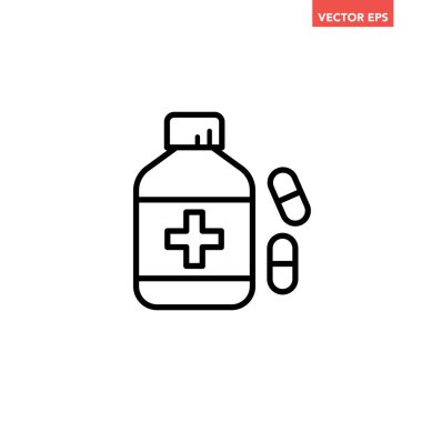 tıbbi simge tasarım vektör şablonu