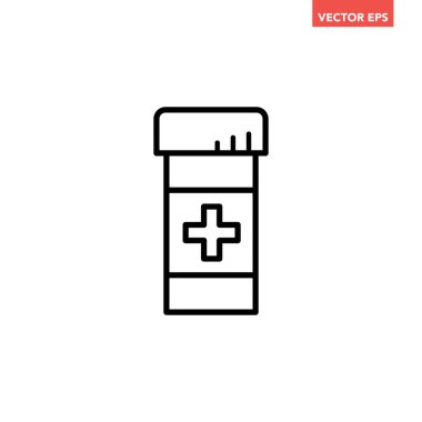 Tıbbi hap vektör simgesi