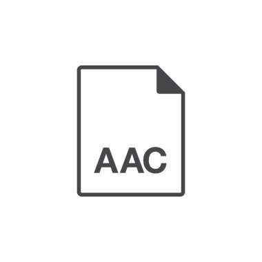 dosya uzantısı simgesi, vektör illüstrasyonu basit tasarım