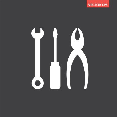 Gri arkaplanda izole edilmiş vektör simgesi.