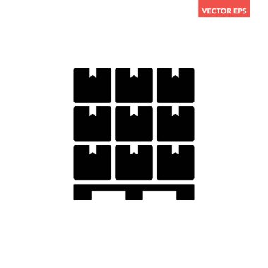 kutu simgesi, vektör illüstrasyonu basit tasarım