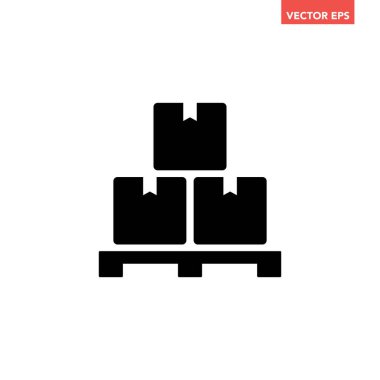 kutu simgesi, vektör illüstrasyonu basit tasarım