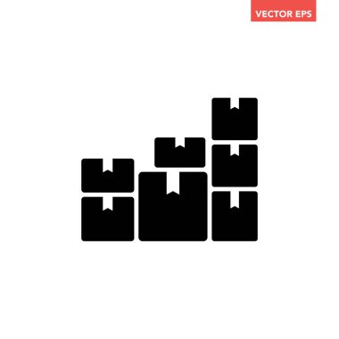 kutu simgesi, vektör illüstrasyonu basit tasarım