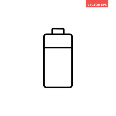 pil simgesi tasarım vektör şablonu