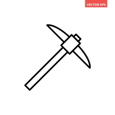 El ele tutuşan balta simgesinin vektör illüstrasyon tasarımı