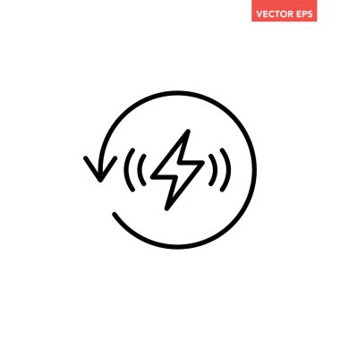 güç simgesi tasarımı, vektör 10