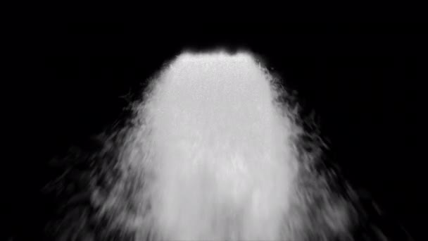 Wasserfall Blick Von Unten Wasserfall Mit Alpha Channel Transparenter Hintergrund — Stockvideo