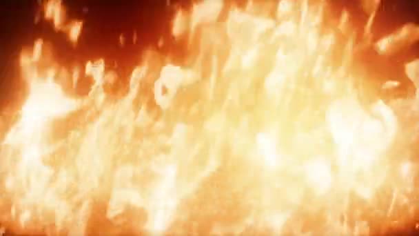 Vypaluji Pozadí Požární Pozadí Hořící Hořící — Stock video