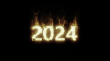 2024 yanıyor. 2024 Yanıyor. 2024 Ateş Canlandırması