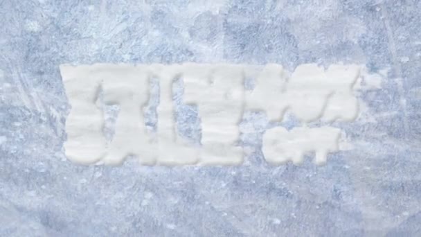 冬季セール メガウィンターセール 冬のセールアニメーション ビッグウィンターセール割引 — ストック動画