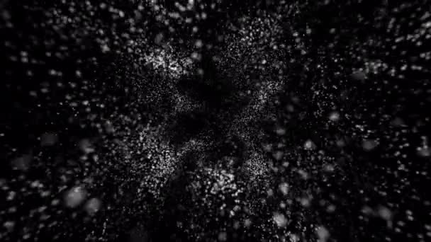 Des Particules Éclatent Explosion Particules Des Particules Qui Coulent Particules — Video
