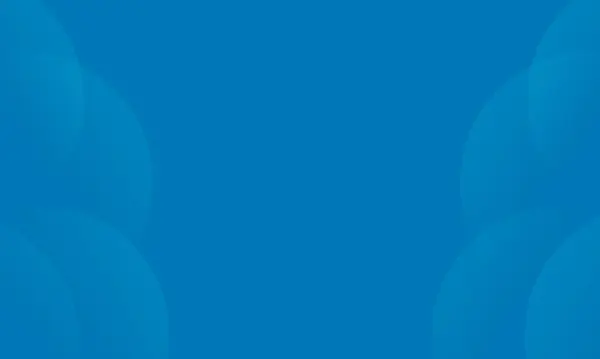 円の勾配を持つ青い抽象的な背景 — ストックベクタ