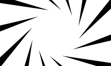 çizgi roman patlaması siyah, beyaz ve siyah