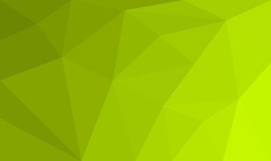 Güzel soyut geometrik üçgen düşük polyester arka plan tasarımı. Sarı yeşil rengin derecesi