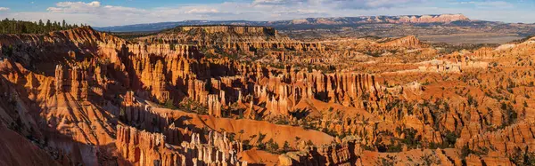 Bryce Canyon, Utah, ABD 'deki haydutların panoraması. Parlak ışık.