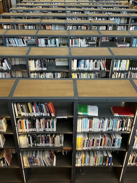 亚历山大图书馆的内部 — 图库照片