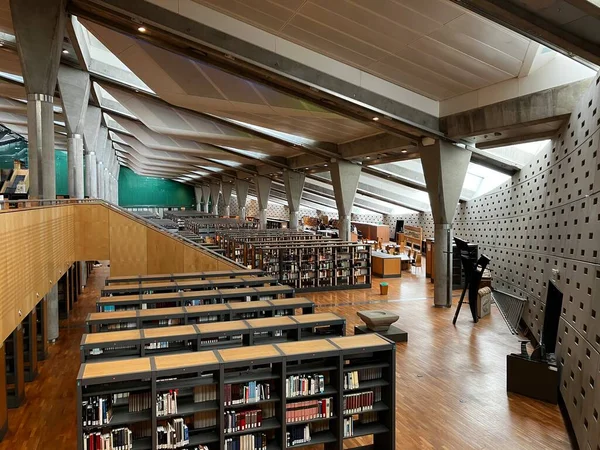 Interior Biblioteca Alejandría — Foto de Stock