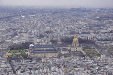 Eyfel Kulesi 'nin tepesinden Paris