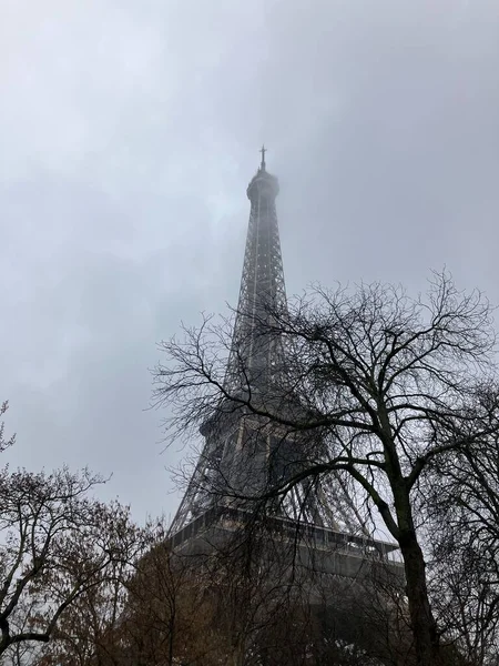 Der Eiffelturm Der Stadt Paris — Stockfoto