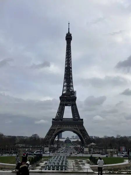 Πύργος Του Άιφελ Στην Πόλη Του Παρισιού — Φωτογραφία Αρχείου