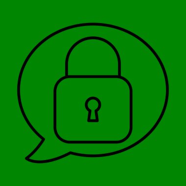 Özel Sohbet Satırı Simge Tasarımı 