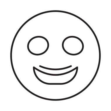 Emoji çizgisi Simge Tasarımı 