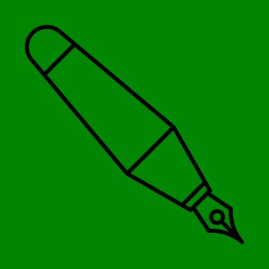 Dolma Kalem Satırı Simgesi Tasarımı