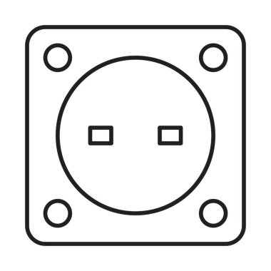 Soket satır simgesi tasarımı
