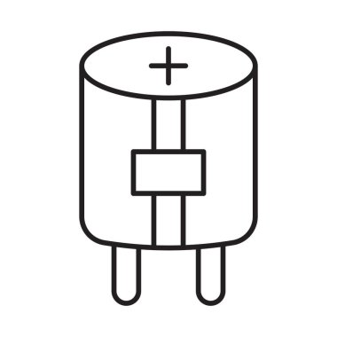 Kapasitör satır simgesi tasarımı