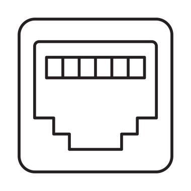 Rj45 satır simgesi tasarımı