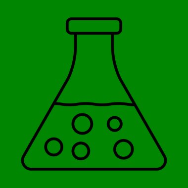 Kimyasal şişesi satırı simgesi tasarım