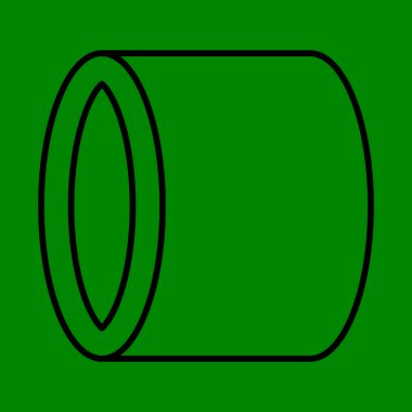 Metal Bobin Çizgisi Simge Tasarımı
