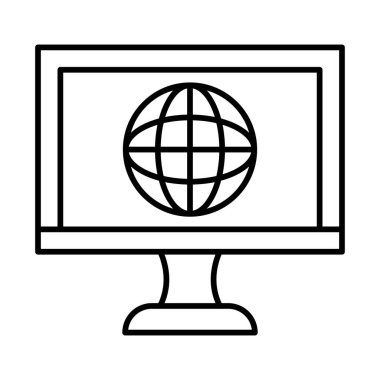 Web Sitesi Satır Simgesi Tasarımı 