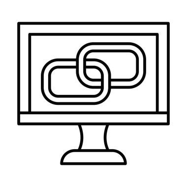 Arka Bağlantı Satır Simgesi Tasarımı 