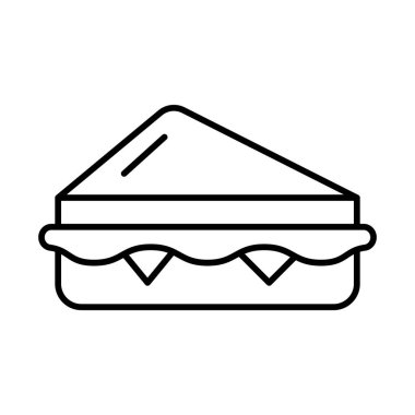 Sandviç Hattı Simgesi Tasarımı 