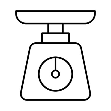 Mutfak ölçekli satır simgesi