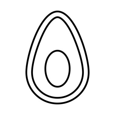 Avokado Satır Simgesi tasarımı 