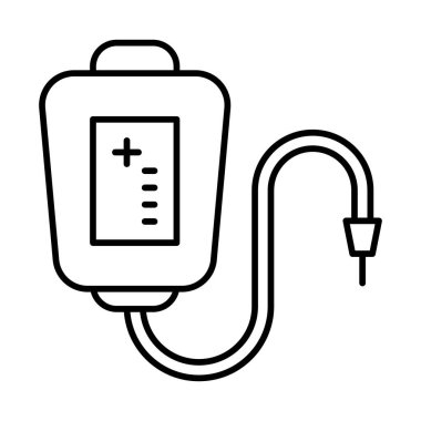 İnfüzyon Satır Simgesi Tasarımı