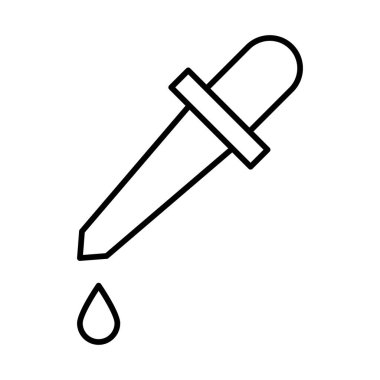 Göz Damlası Satır Simgesi Tasarımı