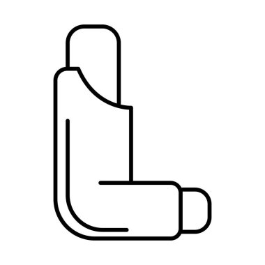 Astım Çizgisi Simgesi Tasarımı