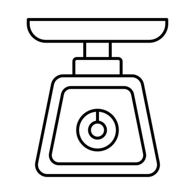 Ağırlık Ölçekleme Satırı Simgesi Tasarımı